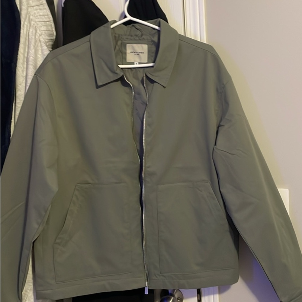 Jack and Jones Men's Light Gray Jacket